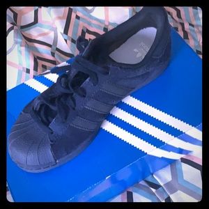 Suede navy blue adidas